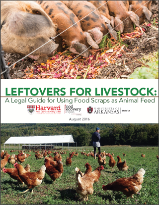 Cover of Leftovers for Livestock guide to food scraps as animal feed