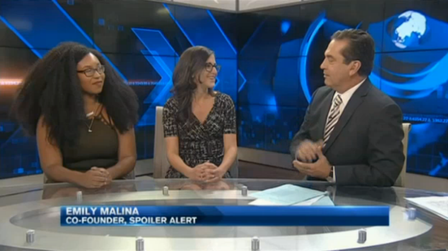 Video thumbnail of NECN interview with Emily Malina